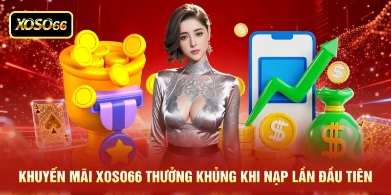 Khuyến mãi XOSO66 thưởng khủng khi nạp lần đầu tiên Khuyến mãi XOSO66 thưởng khủng khi nạp lần đầu tiên